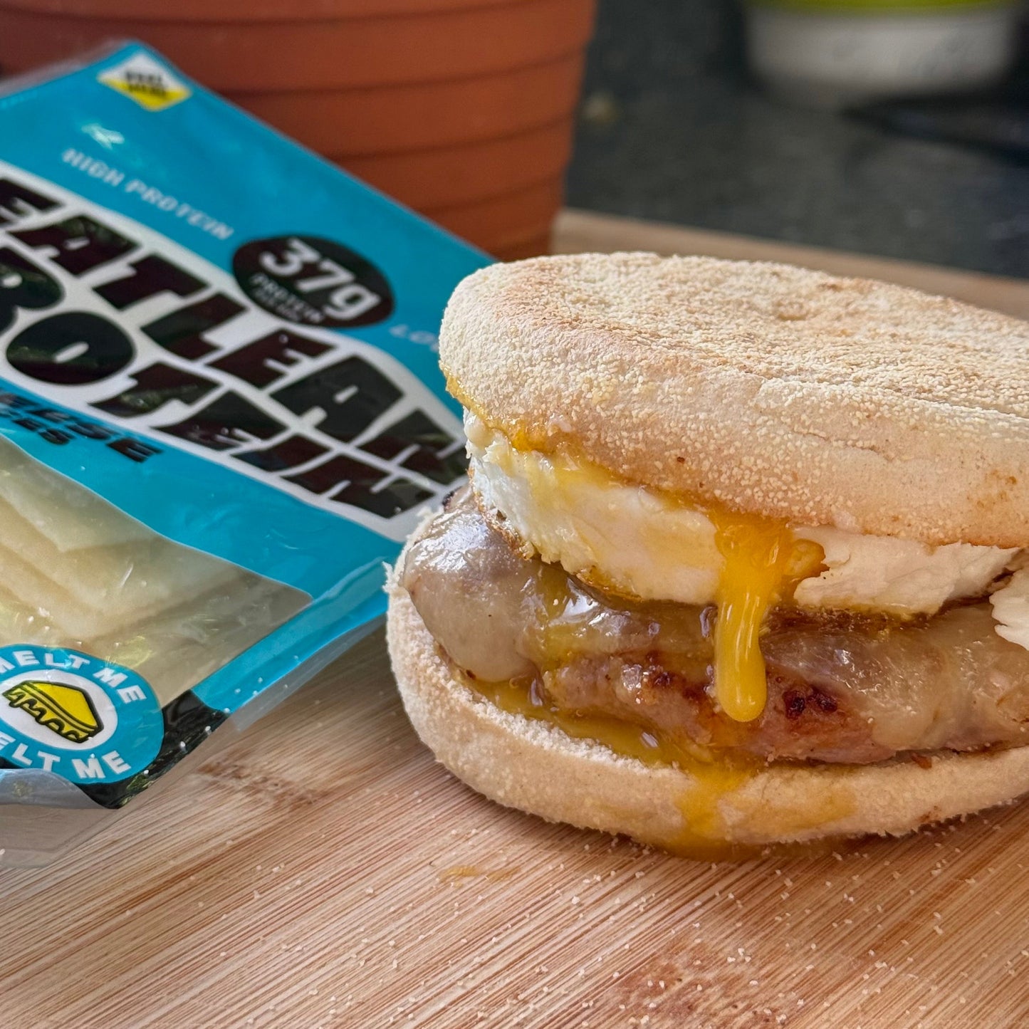 Fakeaway McDonalds Sausage Egg McMuffin