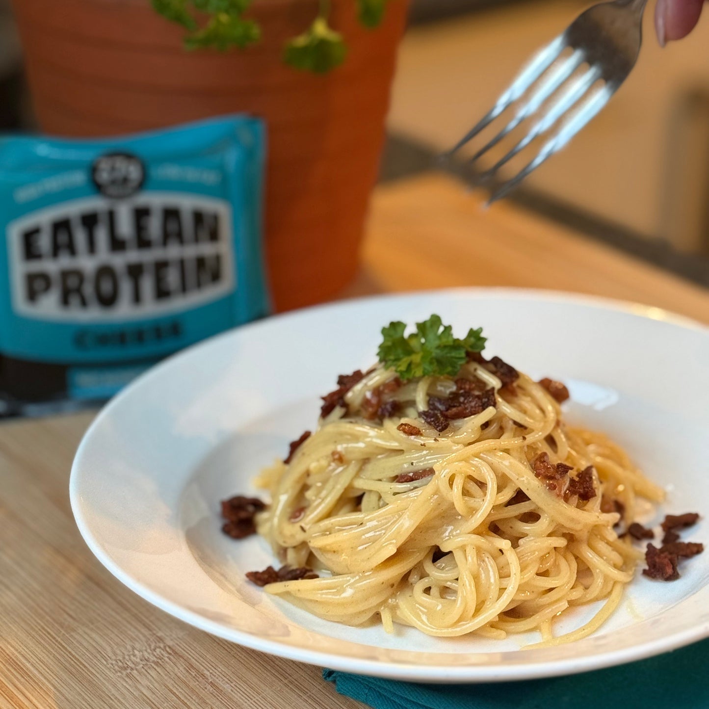 Carbonara with Bacon