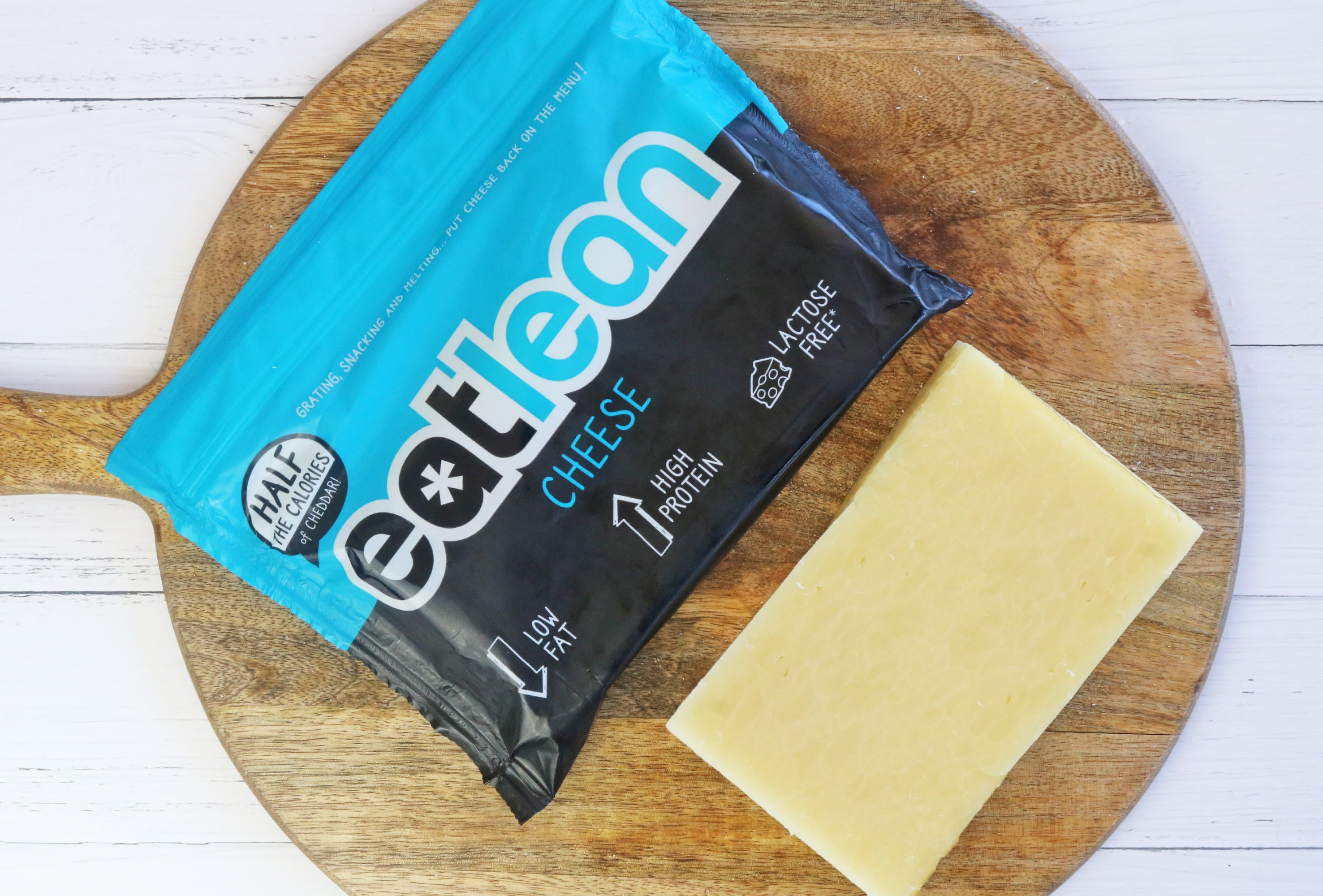 Block Of Low Calorie Lean Cheese Shop Now Eatlean Did you know that cheddar cheese is naturally lactose free? violife