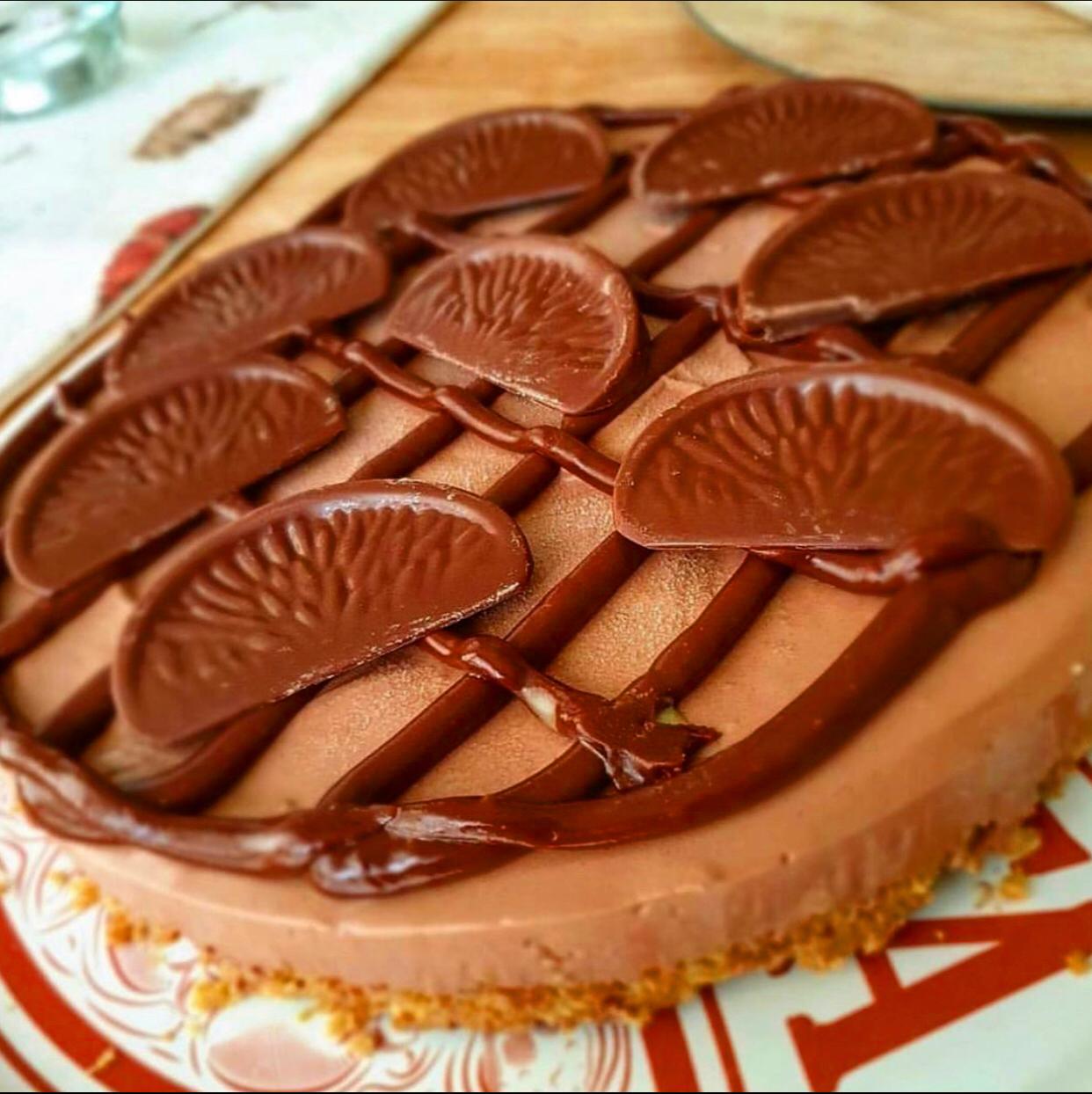 Terry's Chocolate Orange Cheesecake
